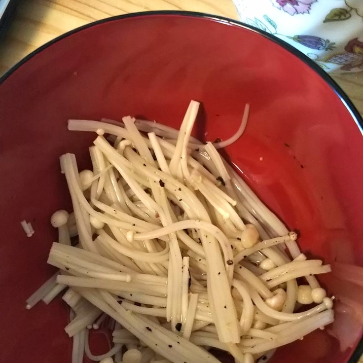 レンジで簡単!えのきの酒蒸し